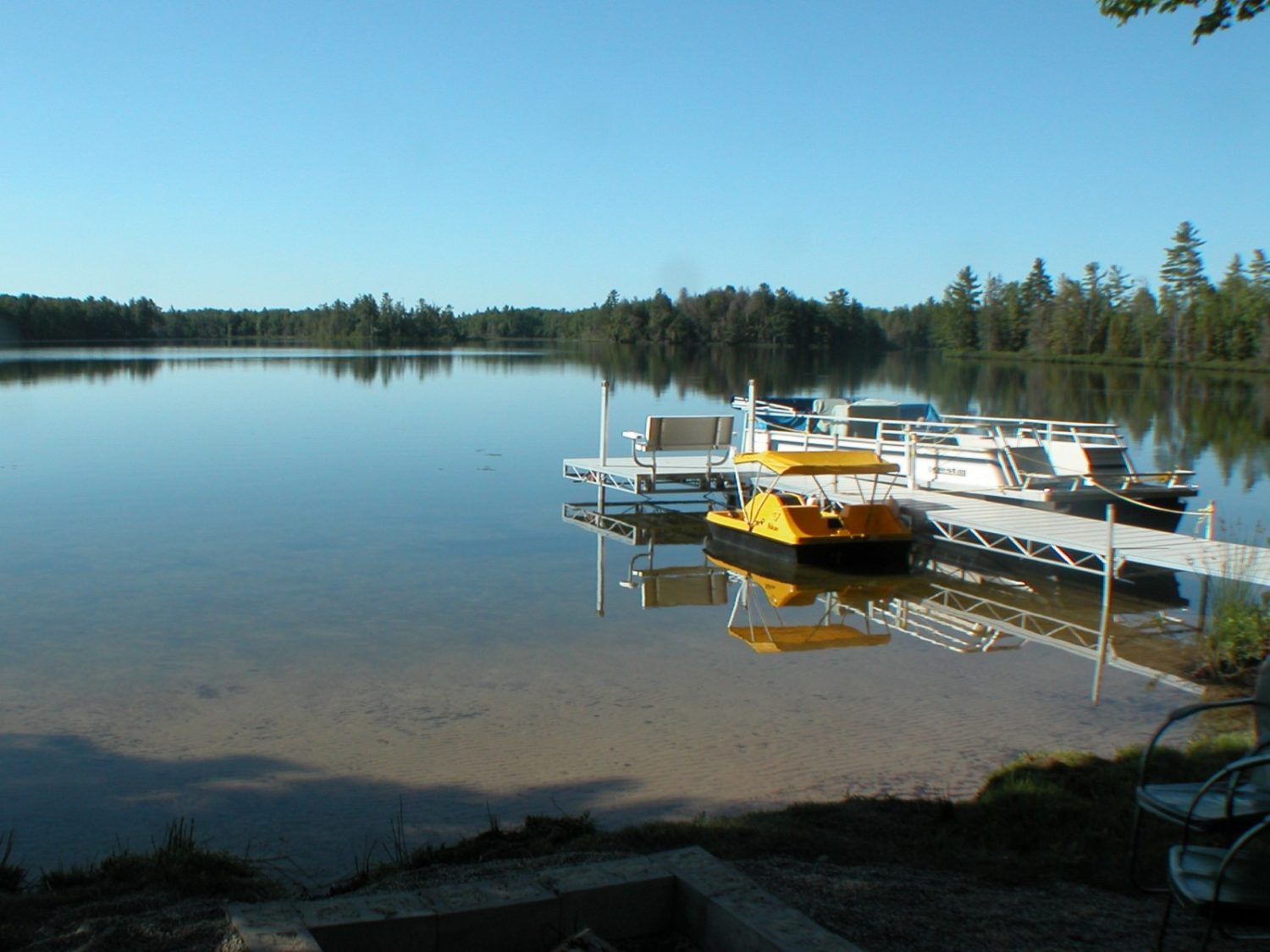 Nevins Lake Cabin U.P. Waterfront