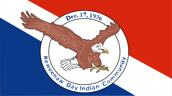 Keweenaw Bay Indian Community L'Anse Indian Reservation flag